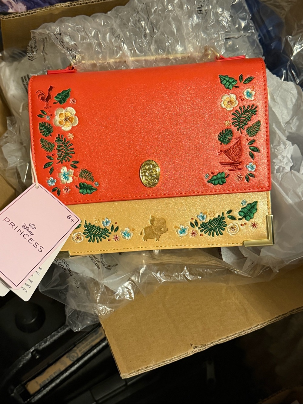 Loungefly Moana Floral Crossbody